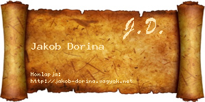 Jakob Dorina névjegykártya
